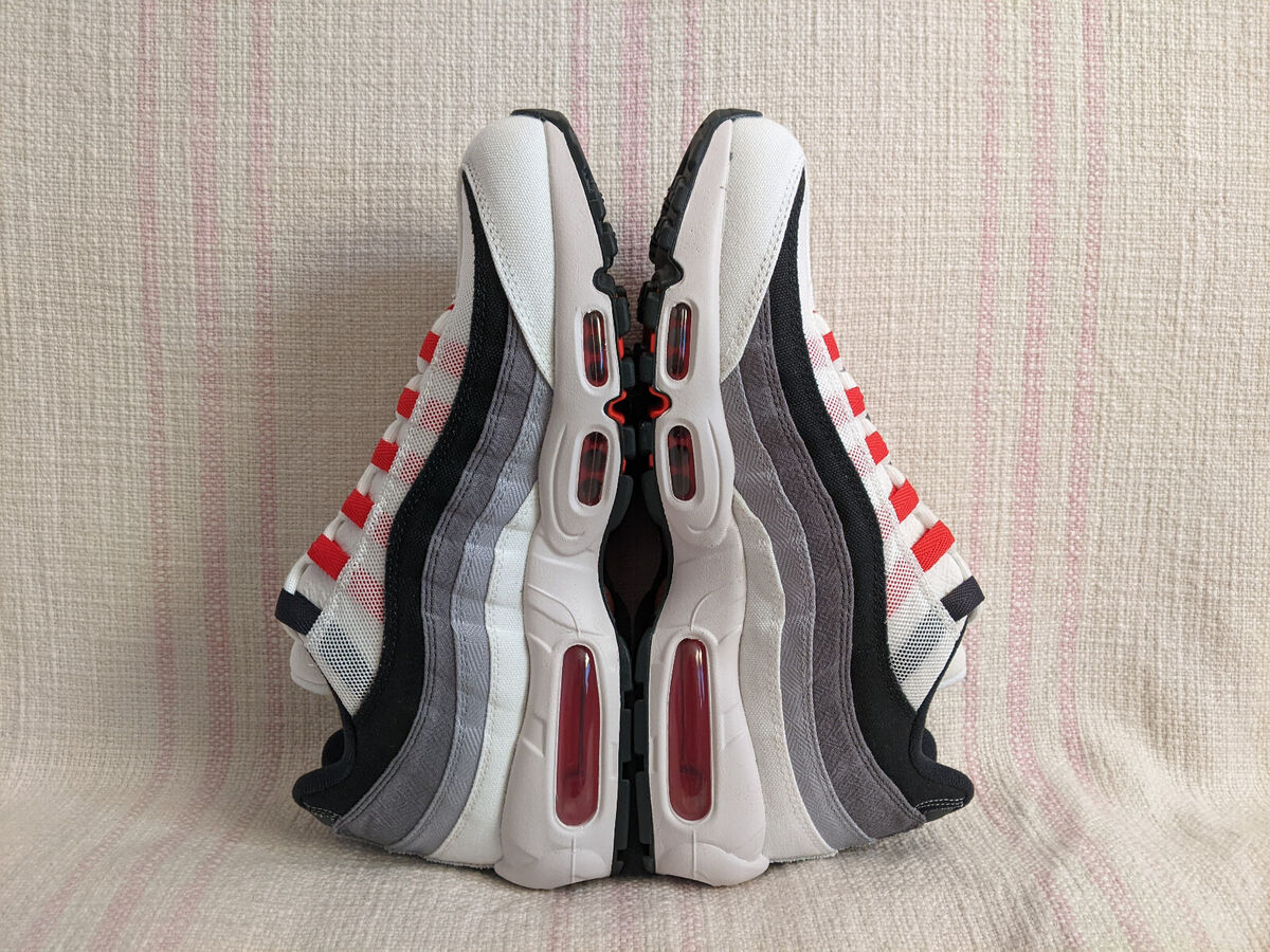 Nike Air Max 95 QS Comet Japan Smoke Grey White Red DH9792 Nike Air Max 95 QS Comet Japan Smoke Grey White Red DH9792