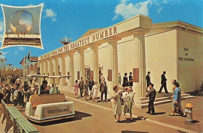 Hall Of Free Enterprise 1964 1965 New York World s Fair Official Postcard