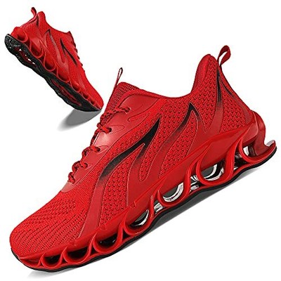 TIAMOU Men Running Walking Shoes Sport Athletic Wihte Jogging Sneakers