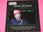 Starbucks Limited Chance The RAPPER  gift card - no value - Brand New ! Spotify