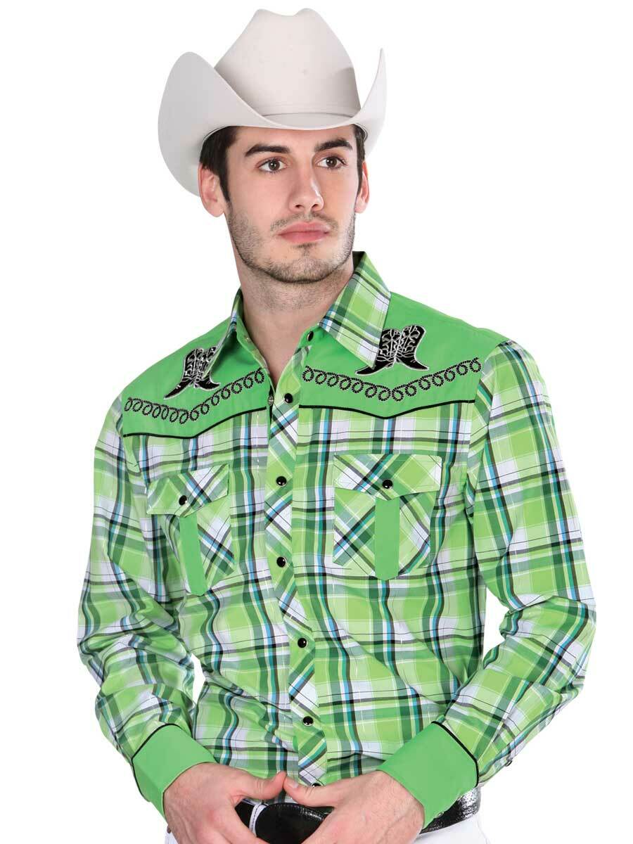 Camisa Western Manga L (Spcls) El General 55% Algodón 45% Poliéster ID 33947 CA3