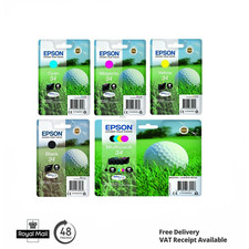 Genuine Epson 34 Ink Cartridges Golf Ball For WF-3720DWF Lot