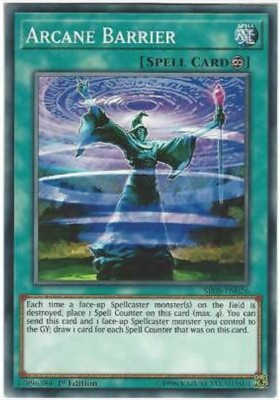 Yu-Gi-Oh! Arcane Barrier - SR08-EN026 - Common - 1st Edition Mint/NM X1 English