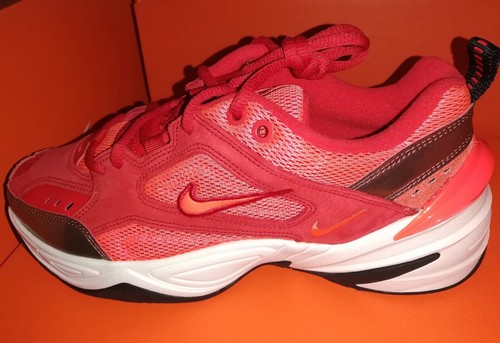 Nike M2K TEKNO Wmns Rosso con uno strato scarpe di pelle. Taglia UK-4.5_6 |  eBay