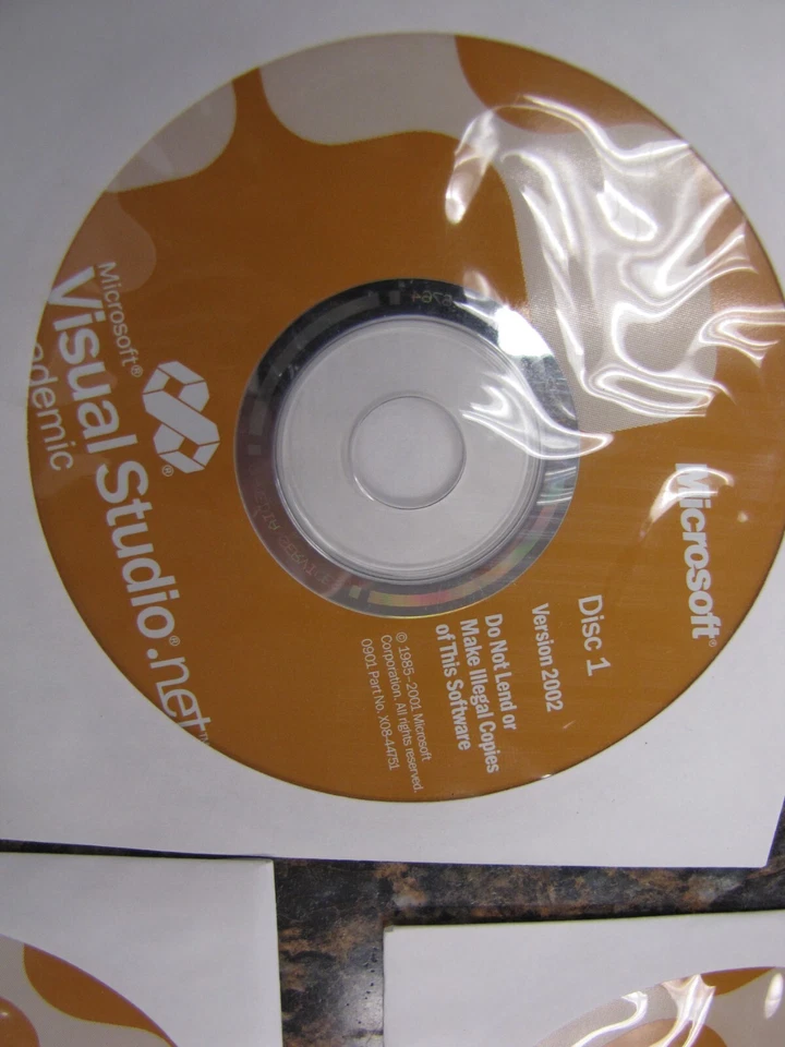 Microsoft Visual Studio .NET Academic 2002 -6 Discs - Image 2 of 4