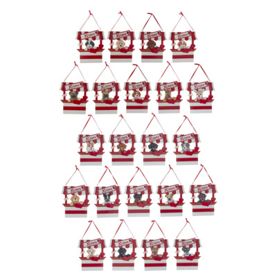 Dog ''Kisses'' Kissing Booth Ornament