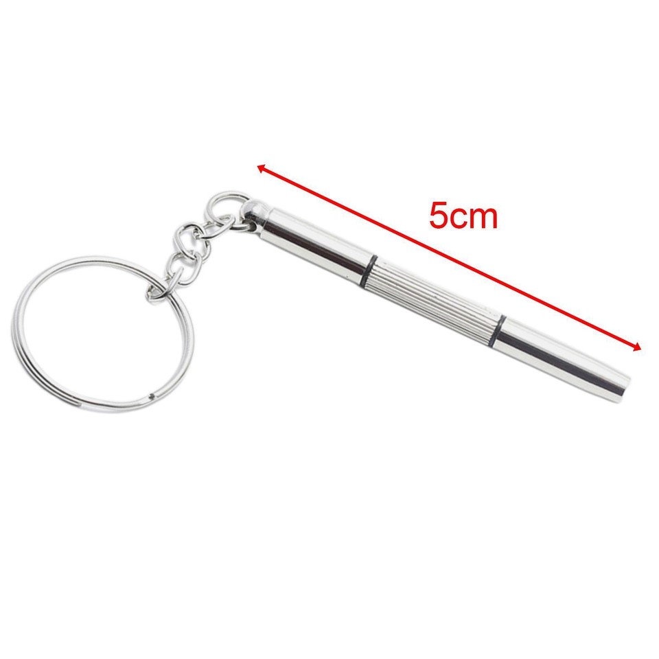 2X Eyeglass Screwdriver Keychain Standard Eyeglass Repair Tool for Toy