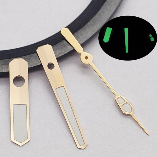 NH35 Watch Hands Green Luminous Silver Watch Hands Fit NH34 NH35 NH36 Movement - Picture 16 of 18