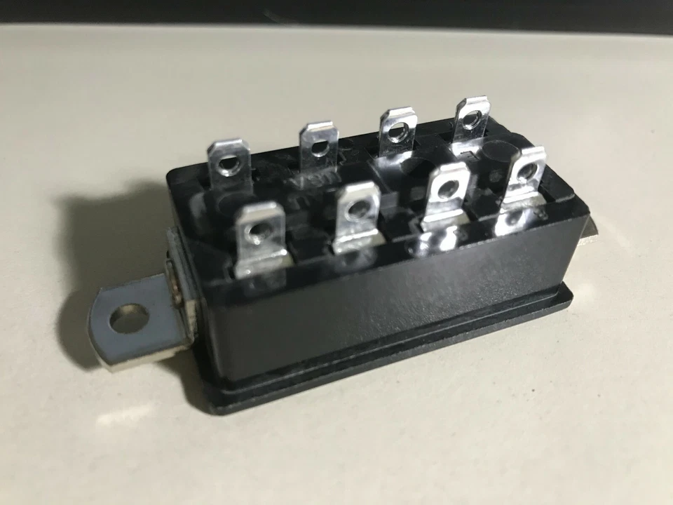 Cinch Jones S408AB, 08 pins Socket connector with solder eye or solder lugs,  - Image 2 of 3