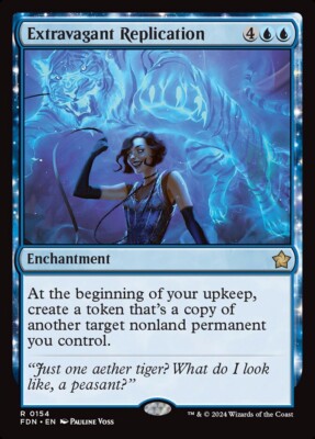 + Extravagant Replication near mint englisch Foundations Rare MtG Magic +