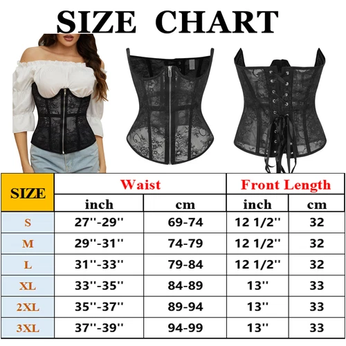 Mujeres Corsé con cordones Soporte Bajo el busto Corsé Bustier Cintura Cintura Cintura Moldeador de Cuerpo - Imagen 14 de 17