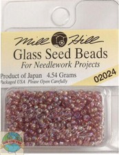 Mill Hill Glass Beads - Color 02024 Heather Mauve 11/0 Seed Bead - 4.54 Grams