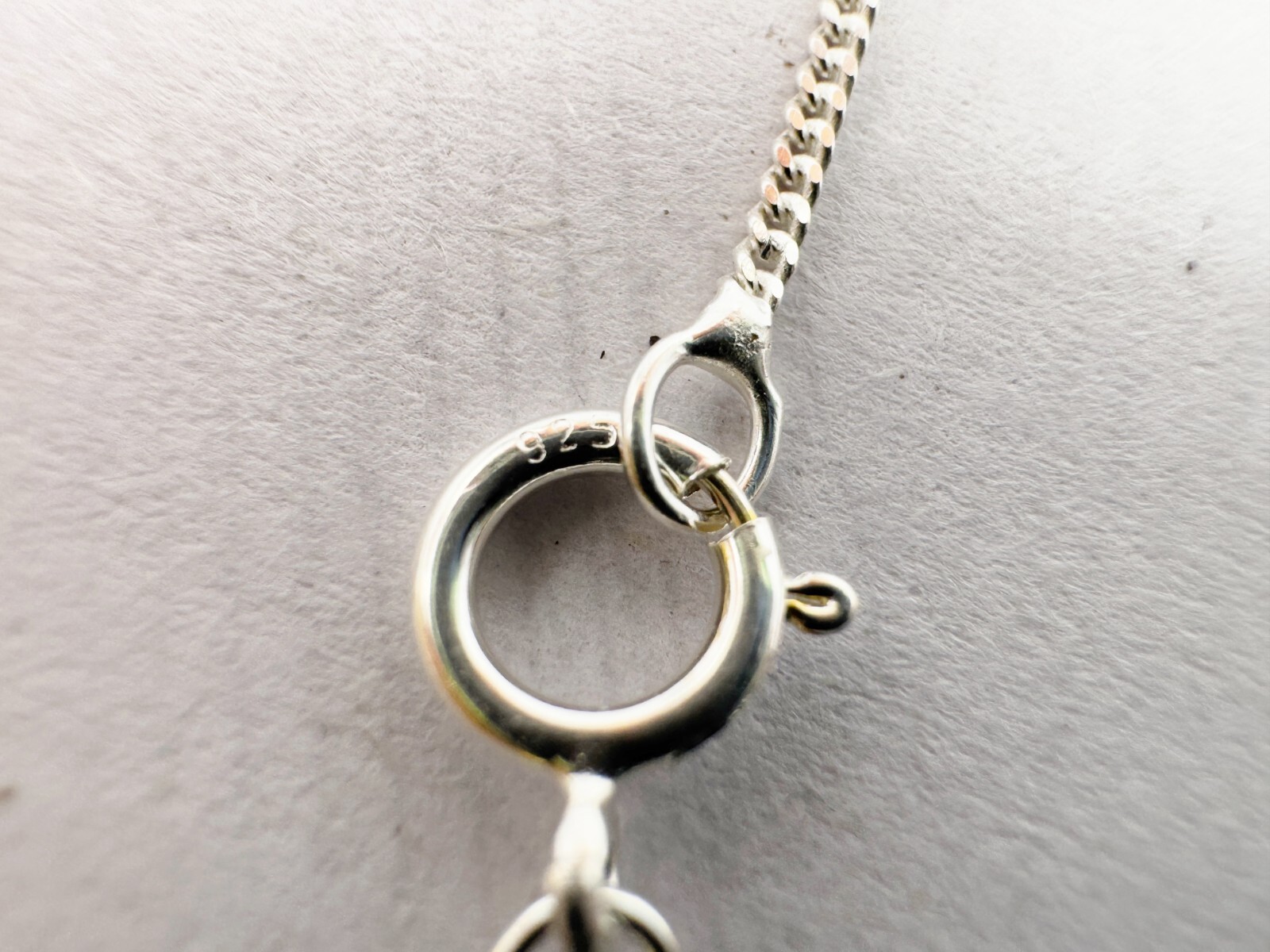 VINTAGE SOLID SILVER LARGE STATEMENT AMETHYST GLA… - image 5