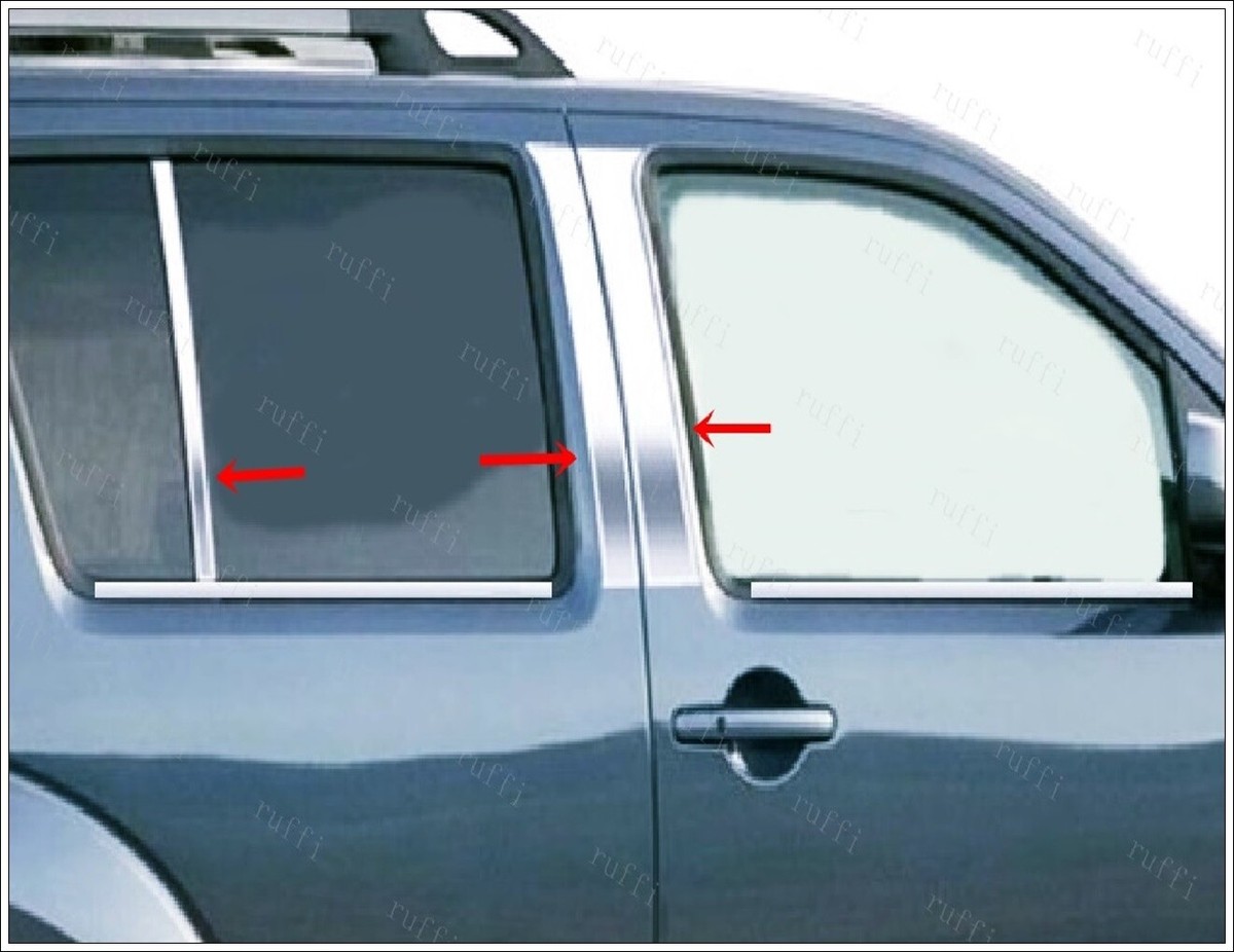 Upgrade Your Auto 4Pc Chrome Pillar Post Covers for Nissan