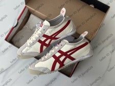 Classic Onitsuka Tiger Mexico 66 'Beige/Red' Men Women Unisex Sneakers