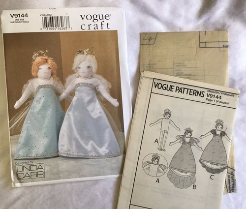 Vogue 9144 -Linda Carr - 14” Cloth Doll + Clothes - Pattern UNCUT, FF - Picture 4 of 5