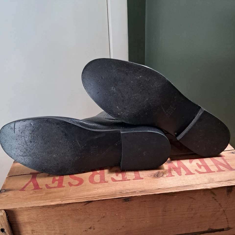 Botines Chelsea de cuero negros Frye para mujer talla 8 Foto 3 de 4