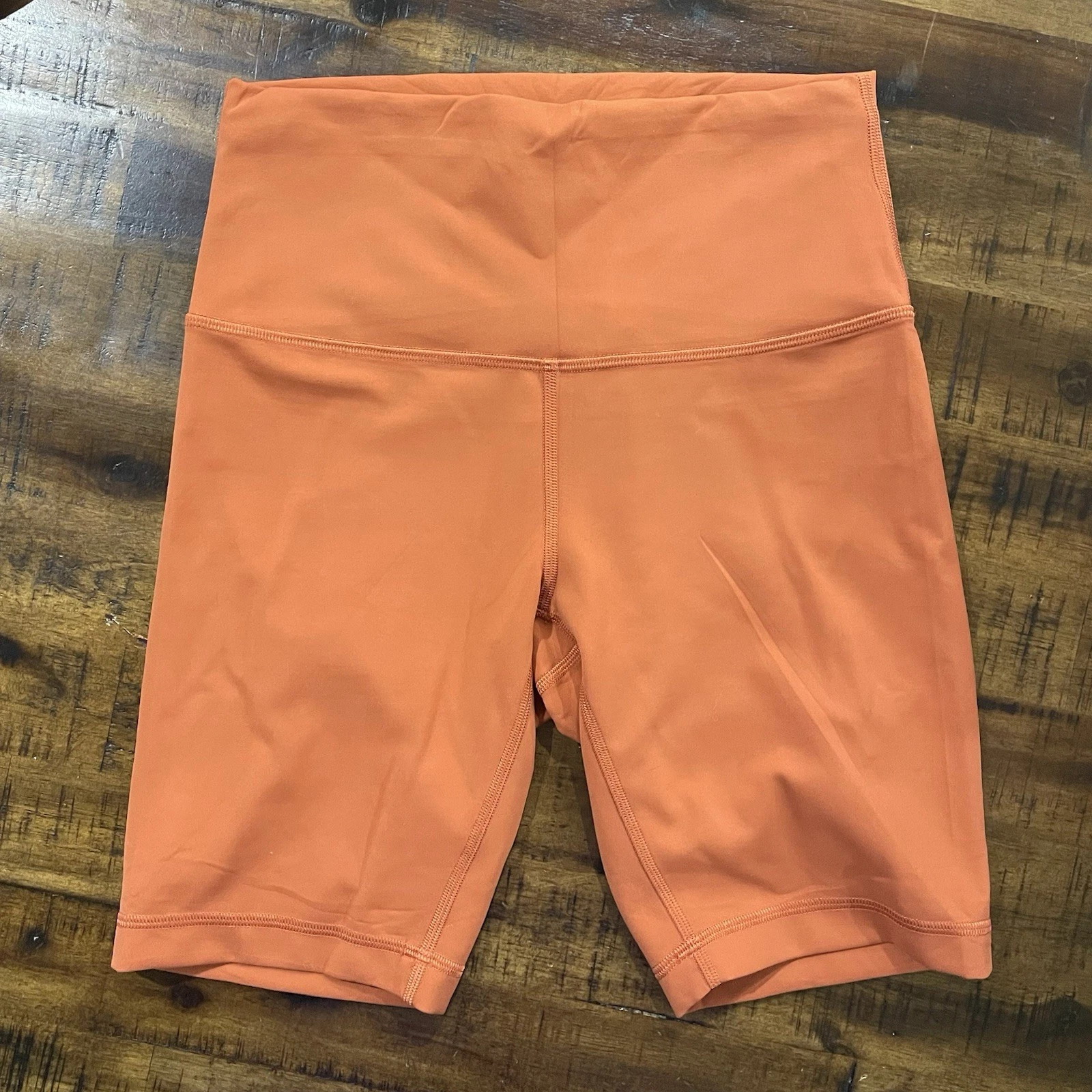 Lululemon Wunder Train High Rise Short 8” Canyon Orange Size 6 Everlux