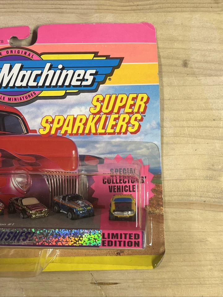 Galoob Micro Machines Super Sparklers Real Metallic Finishes! - New On Card - Image 4 of 4