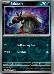 Salandit 139/197 Obsidian Flames Reverse Holo
