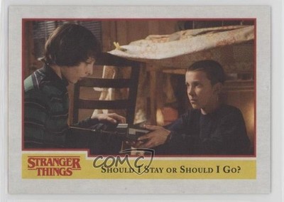 2018 Topps Stranger Things Mike Wheeler Eleven Should I stay or go? #50 g7i