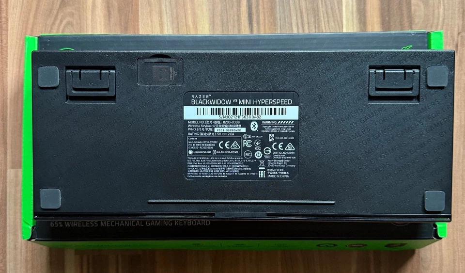 Razer BlackWidow V3 Mini HyperSpeed (Yellow Switch) DE Gaming Keyboard OVP - Bild 3 von 3