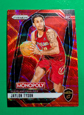 Jaylon Tyson 2024-25 Panini Prizm Monopoly Red Wave Rookie Card #15 Cavaliers