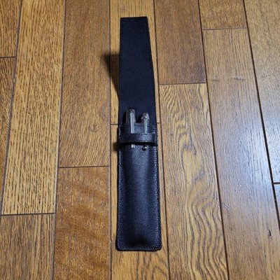 Pilot Fountain Pen Ballpoint Pen Leather Case Set Black Ready to Use