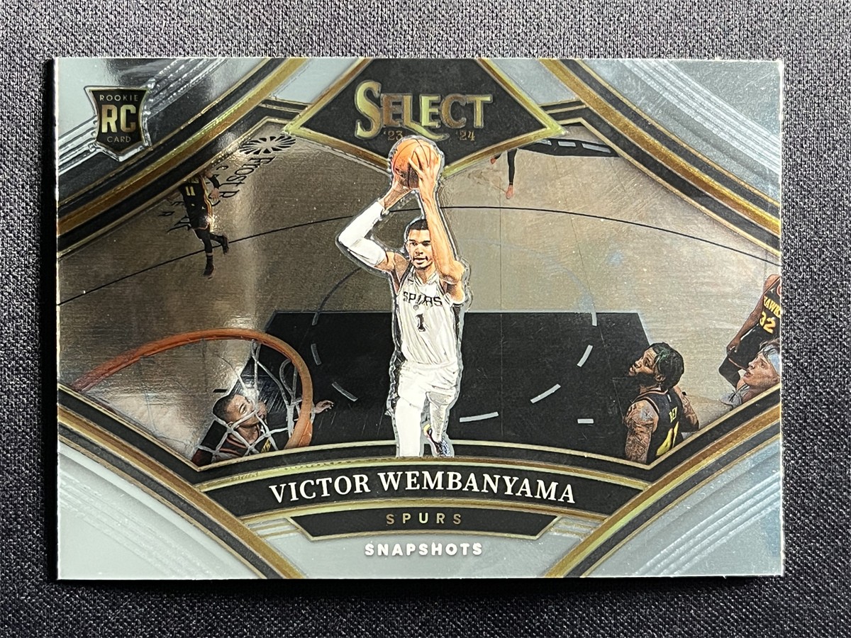 2023-24 Panini Select Victor Wembanyama #17 RC Rookie Snapshots Spurs &12242