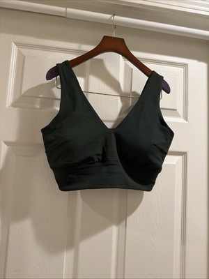 NWT Size Large Lululemon Align V-Neck Bra DDD/G Cup Rainforest Green SZ : L
