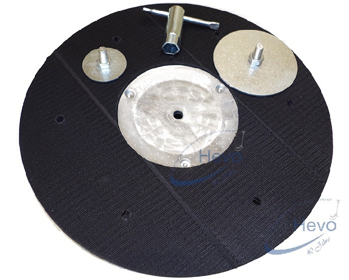 Schleifteller Klett - Vollbelag Menzer ESM 406 - 410 mm Ø