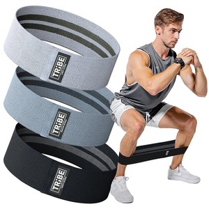 Bandes de résistance de tissu de levage pour l'exercice - Bandes de hanches pour travailler Ou...