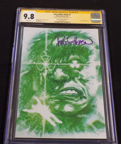 INCREDIBLE HULK #1 MARVEL COMICS SIGNATURE SERIES GLEASON VIRGIN CGC GRADED 9.8
