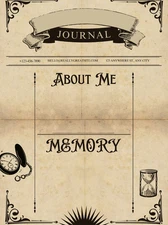 70 Custom Pages PDF printable DIGITAL Art download Junk Journal Ephemera Kit