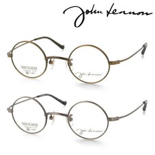 John Lennon Glasses JL-1124 col.3/4 40mm Made in Japan TITANIUM Round Glasses 2c