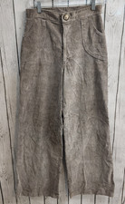 Vtg. h.i.s. for her Corduroy wide leg Pants Talon Zip High Rise Brown 29.5x31.5