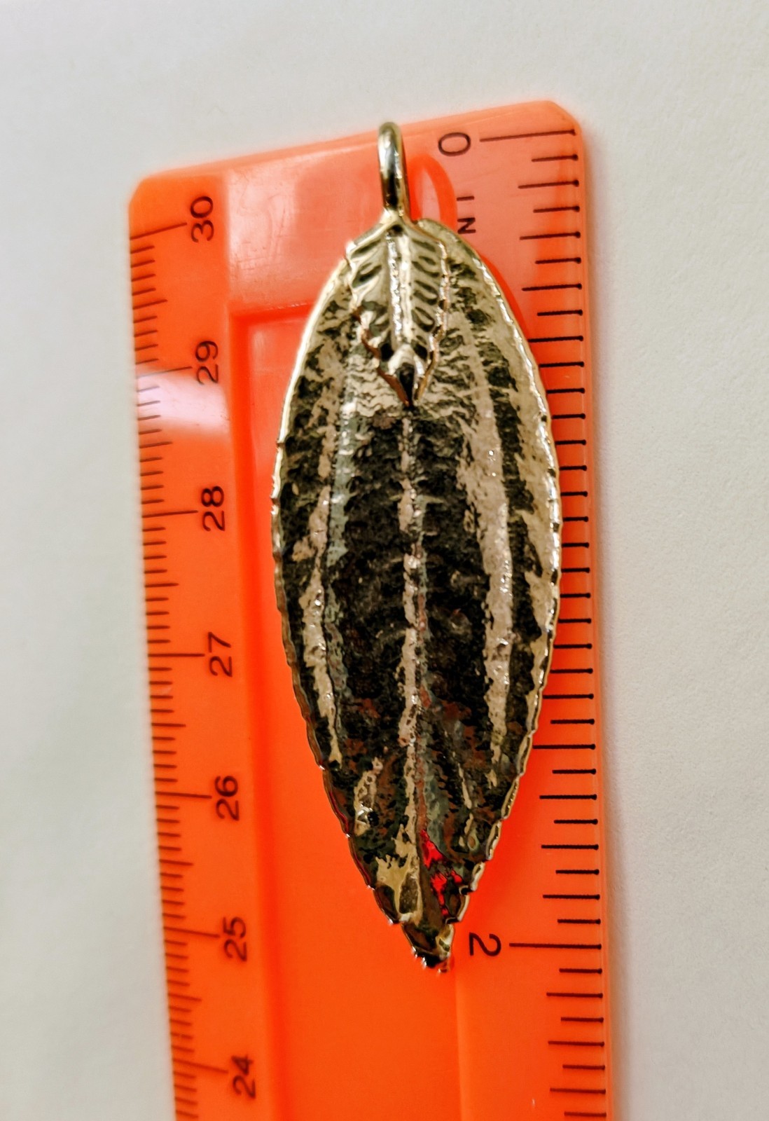 Vintage 14K Gold Dipped Aspen Leaf and Maille Lea… - image 4