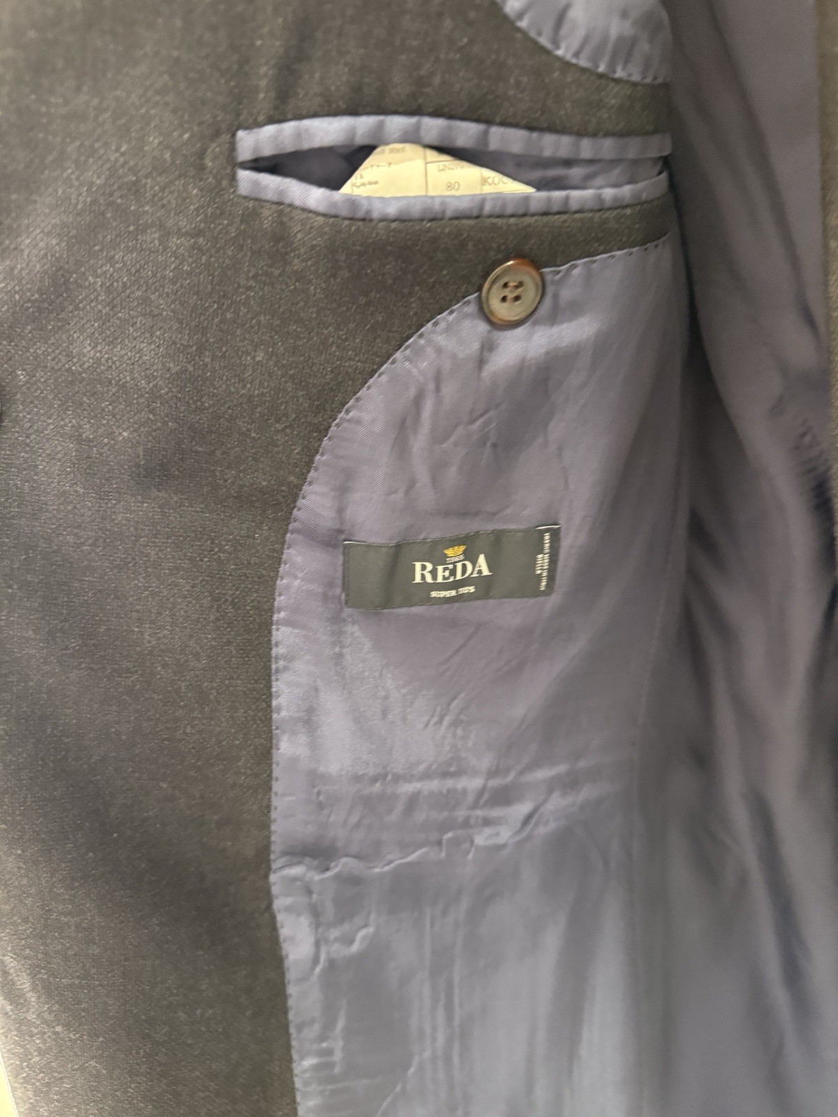 Suitsupply Lazio 42R Grey Suit 100% Wool 5