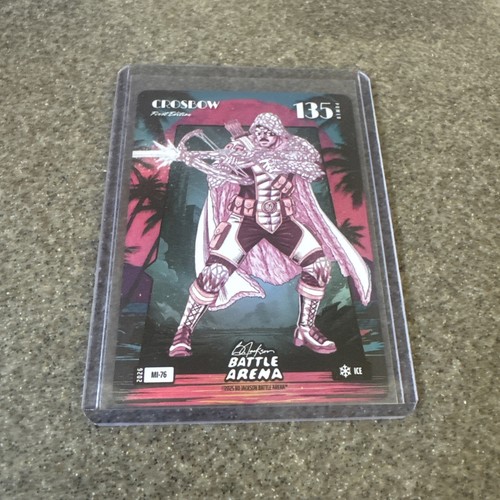 2026 Bo Jackson Battle Arena Crosbow Miami Ice Foil Rare Sydney Crosby