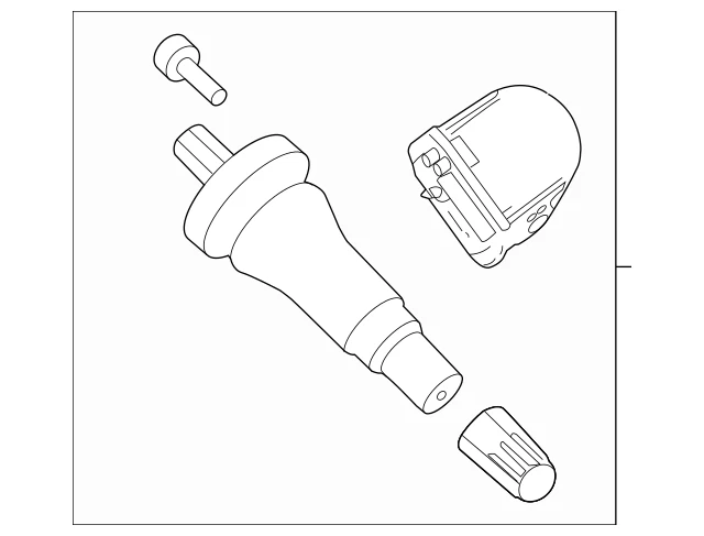 Ford F-350 2017-2022 doble rueda trasera TPMS kit sensor Motorcraft TPMS-106 Foto 4 de 4