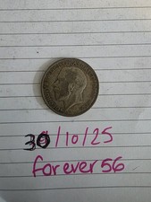 Scarce 1923 George V Great Britain Silver Halfcrown Half Crown