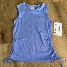 RBX Women’s Day Dreamer Ruched Tank Periwinkle Wicking Size X-Small NEW