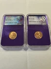(2) Lincoln Wheat Cents 🔥– 1942-S & 1948-S – NGC MS65 RD – Gem Red Pair