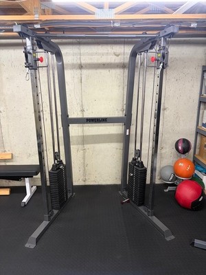Powerline Functional Trainer by Body-Solid - PFT100 Cable Home Gym 210 lb stacks