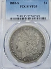 1883-S Morgan Silver Dollar PCGS VF 35