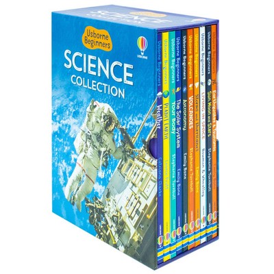 Usborne Beginners Science Series Collection 10 Books Box Set - Astronomy, Food C