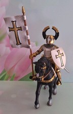 Schleich – 70035 Kreuzritter Fahnenträger auf Pferd 