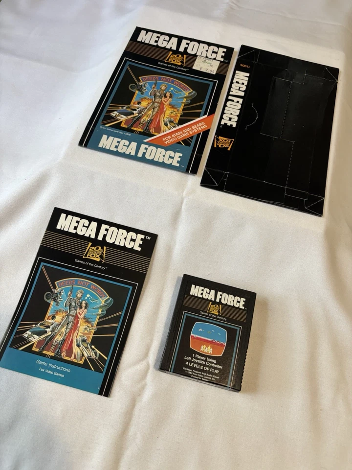 Mega Force 1982 Atari 2600 Complete in Box 20th Century Fox Tested Works Great - Image 4 of 4