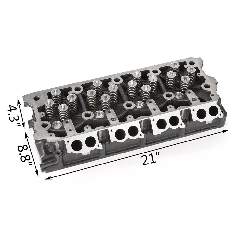 2PCS Cylinder Heads Powerstroke 6.4L Fit for 2008-2010 Ford F250 F350 F450 F550 - Image 2 of 4
