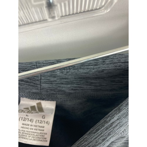 Adidas Girls Grey Blue Leggings Size Large 12/14 - Picture 3 of 5